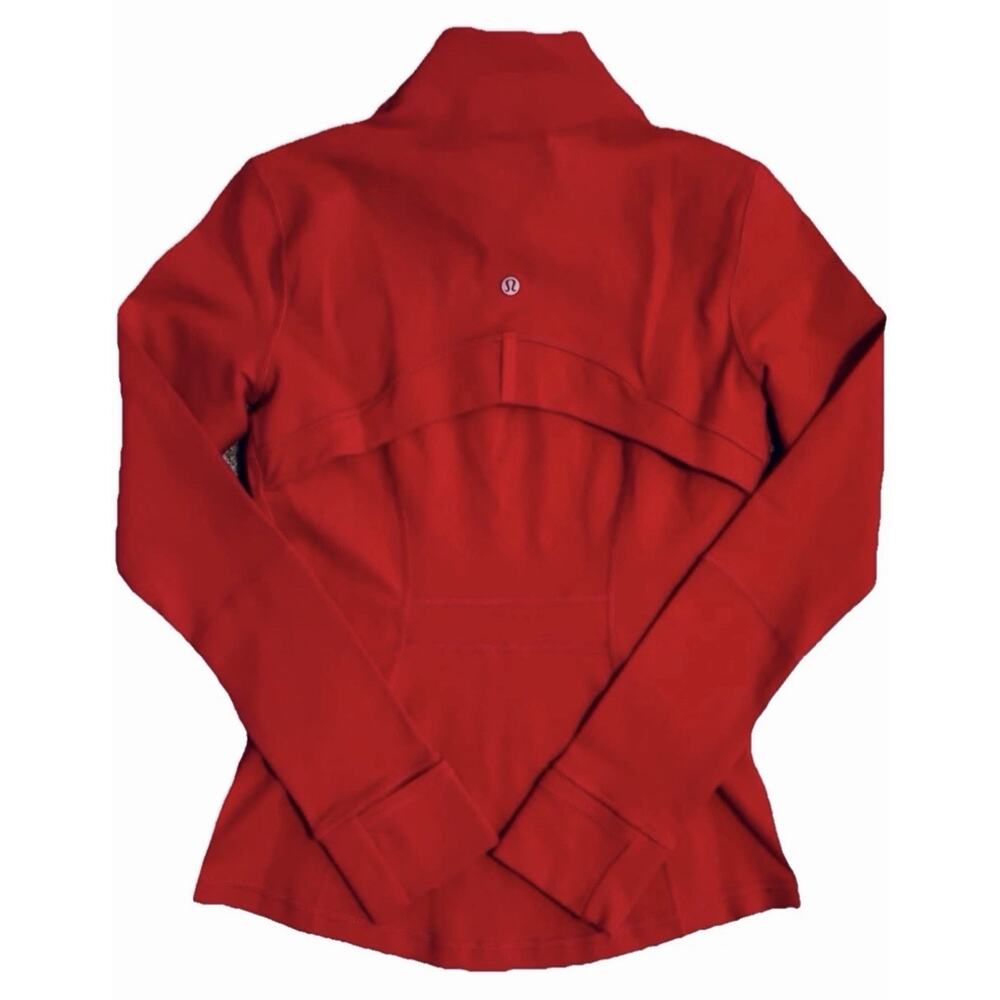 💋 Rare! Lululemon Sz 4 Define Jacket Luon Dark Red W4AWKS EUC💋